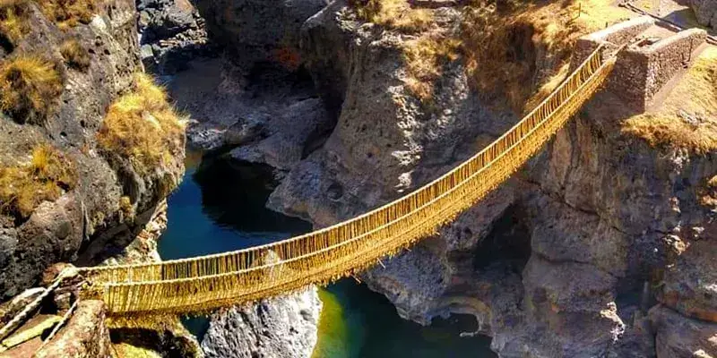 Pont Inca Queswachaca Journée Complète - Local Trekkers Pérou - Local Trekkers Peru